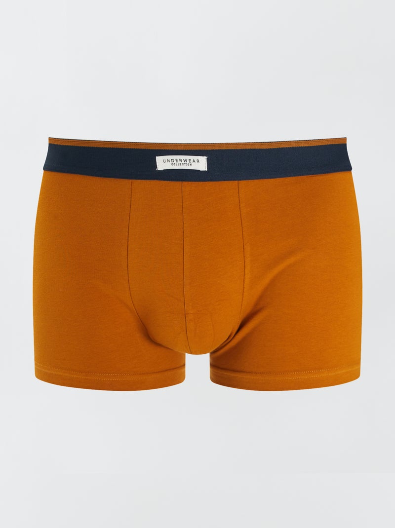Set 3 boxer stretch GIALLO - Kiabi