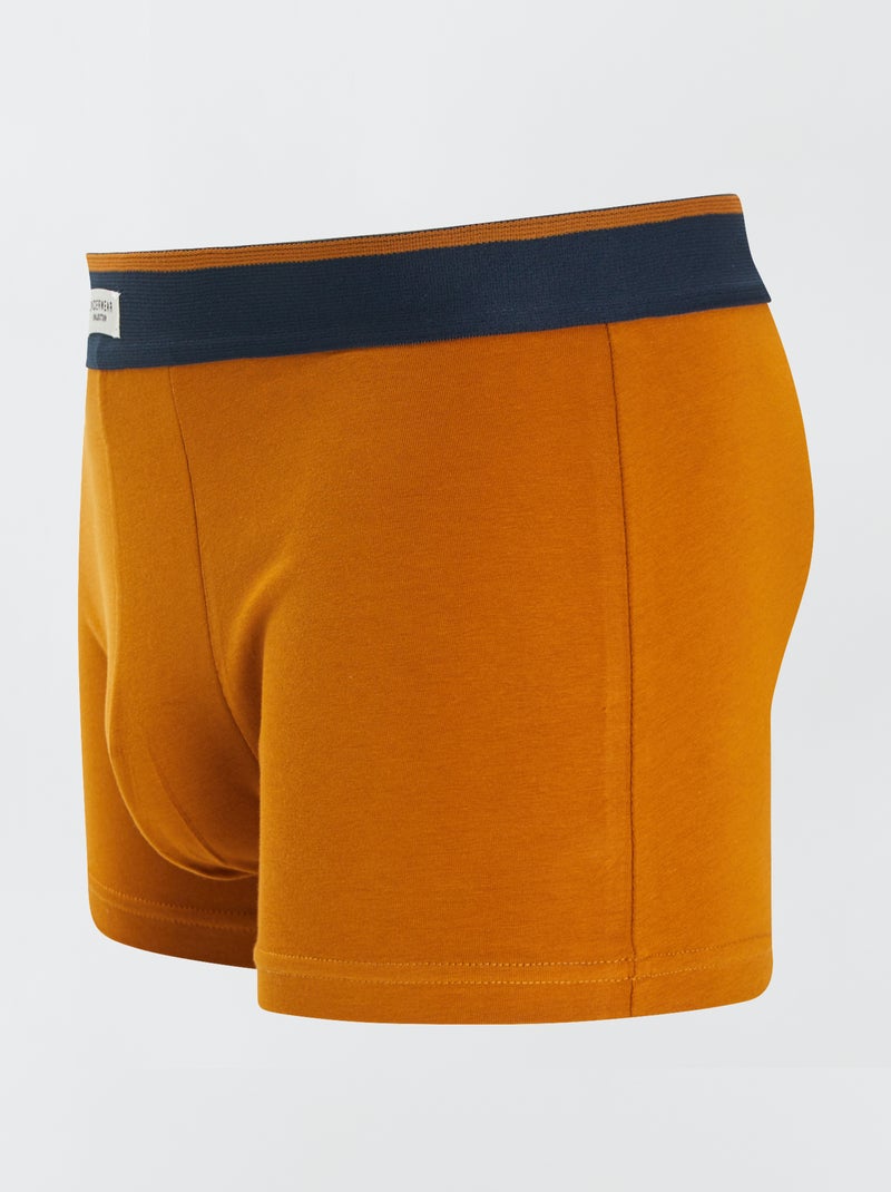 Set 3 boxer stretch GIALLO - Kiabi