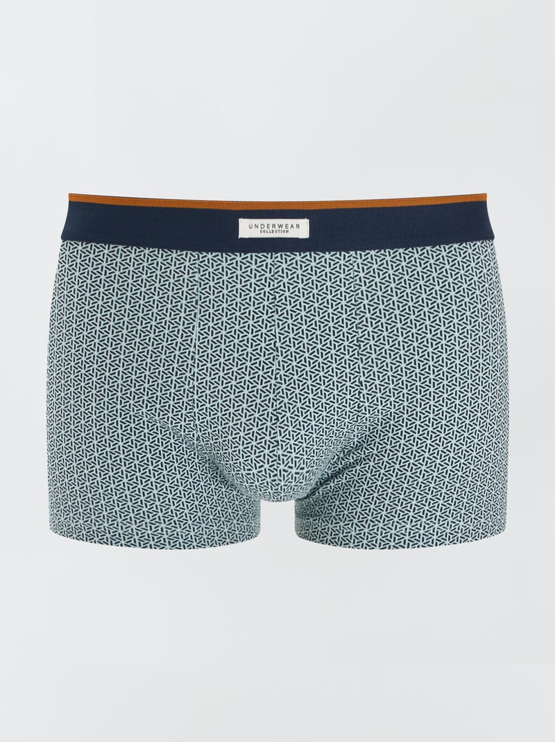 Set 3 boxer stretch KAKI - Kiabi