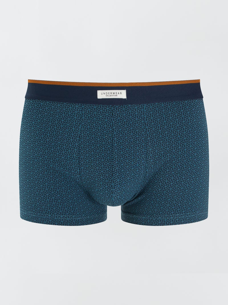 Set 3 boxer stretch KAKI - Kiabi