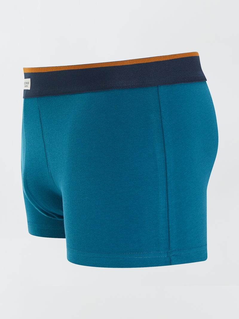 Set 3 boxer stretch KAKI - Kiabi