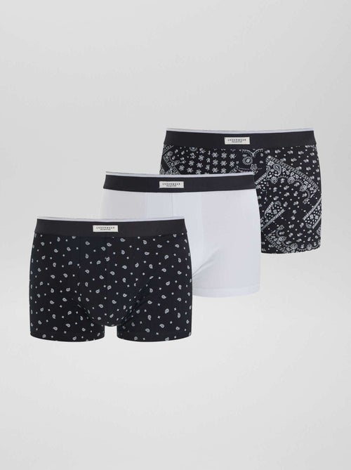 Set 3 boxer stretch - Kiabi