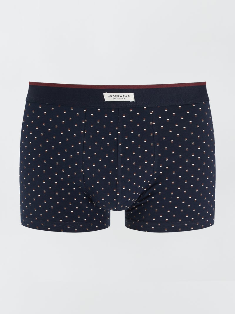 Set 3 boxer stretch ROSSO - Kiabi