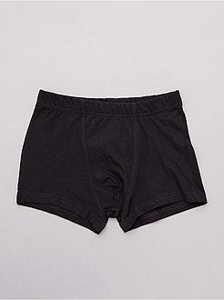 Set 3 boxer tinta unita - Kiabi