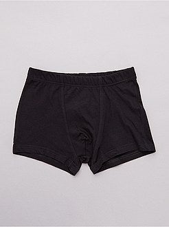 Set 3 boxer tinta unita - Kiabi