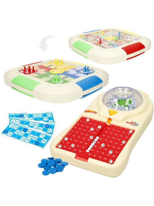 Set 3 giochi da tavolo: parcheesi, oca e bingo giochi cb - Kiabi Set 3 giochi da tavolo: parcheesi, oca e bingo giochi cb - Kiabi