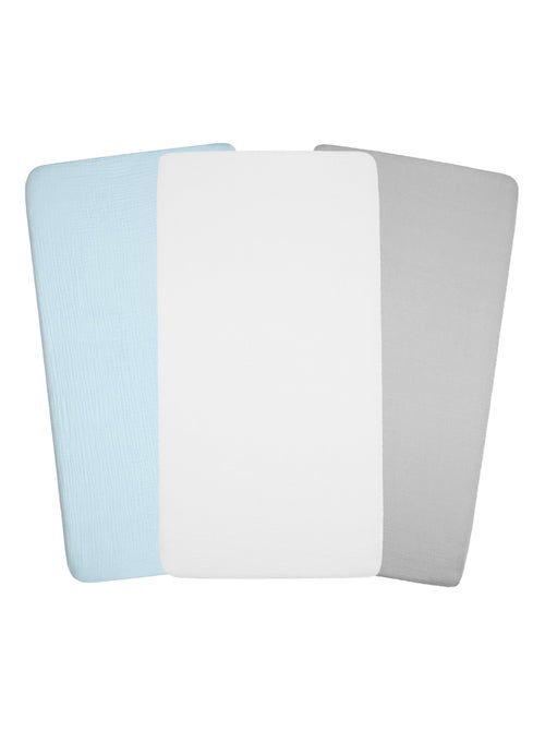 Set 3 lenzuoli culla bebè garza cotone | SEVIRA KIDS - Kiabi