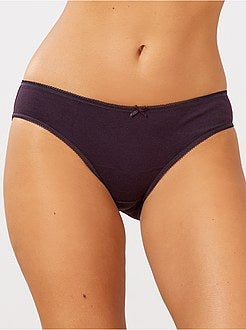 Set 3 mutandine 'eco-design' - Kiabi