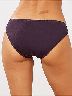 Set 3 mutandine 'eco-design' - Kiabi