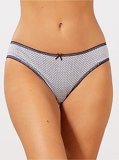 Set 3 mutandine 'eco-design' - Kiabi