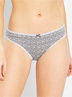 Set 3 mutandine 'eco-design' - Kiabi