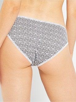 Set 3 mutandine 'eco-design' - Kiabi