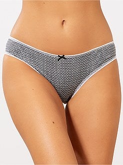 Set 3 mutandine 'eco-design' - Kiabi