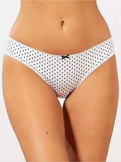 Set 3 mutandine 'eco-design' - Kiabi