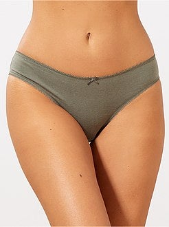 Set 3 mutandine 'eco-design' - Kiabi