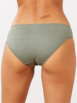 Set 3 mutandine 'eco-design' - Kiabi