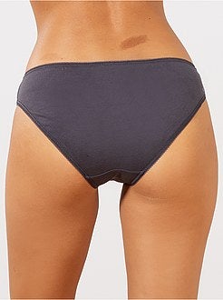 Set 3 mutandine 'eco-design' - Kiabi