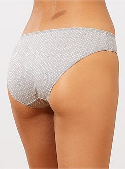 Set 3 mutandine 'eco-design' - Kiabi