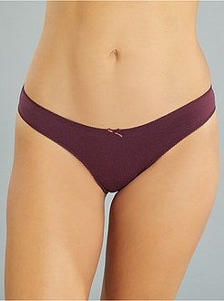 Set 3 mutandine 'eco-design' - Kiabi