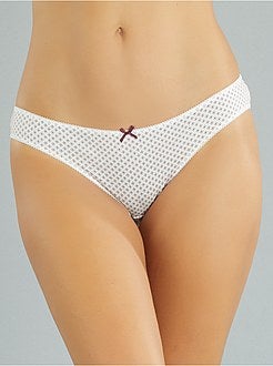 Set 3 mutandine 'eco-design' - Kiabi