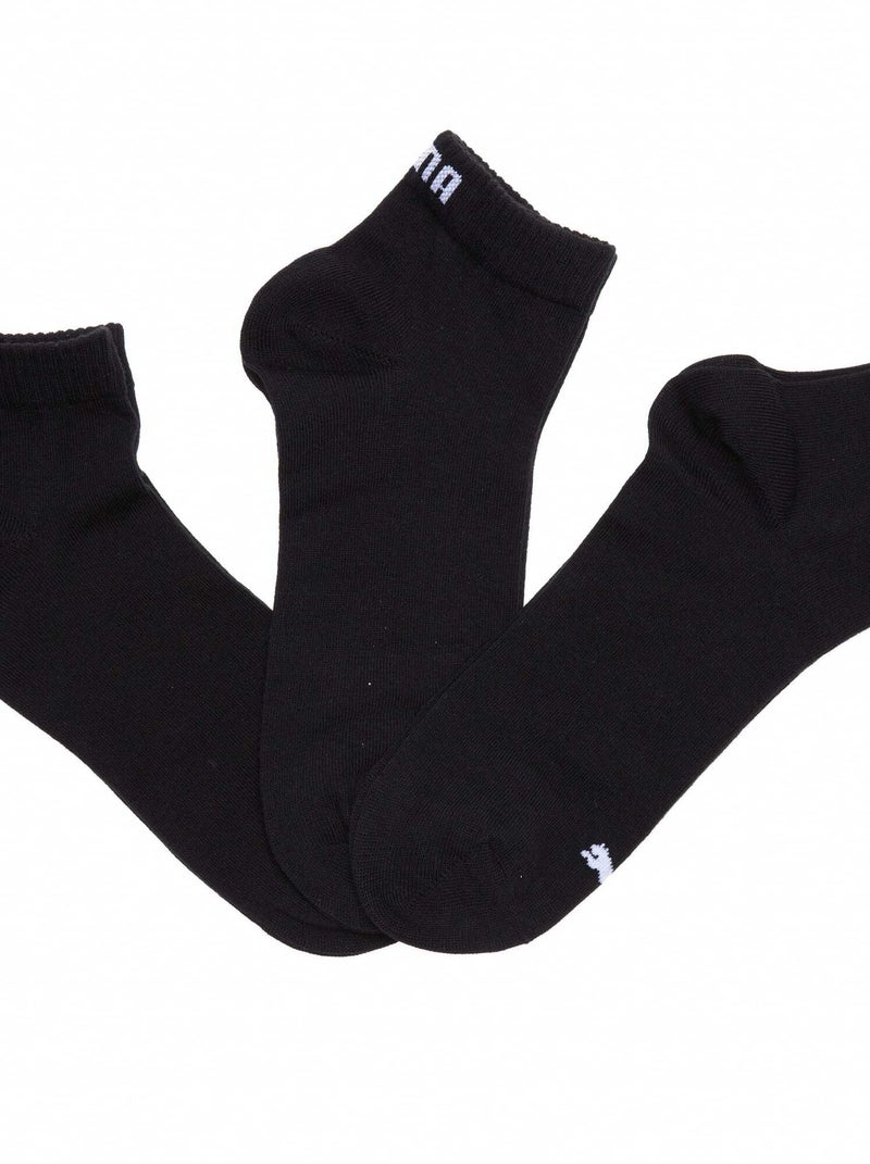 Set 3 paia calzini gambale corto 'Puma' nero - Kiabi