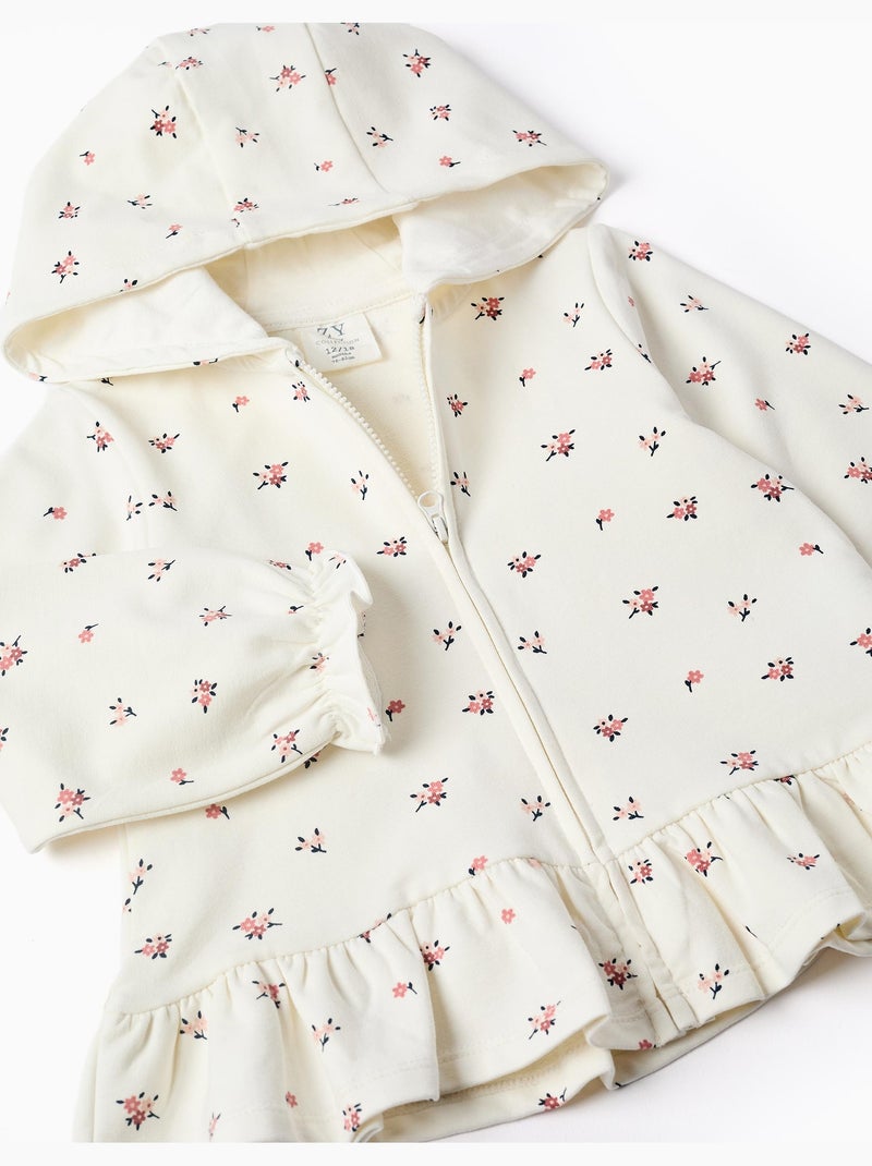 Set 3 pezzi in cotone con stampa floreale Bianco - Kiabi