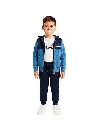Set 3 pezzi: T-shirt, giacca con cappuccio e pantalone da jogging bambino