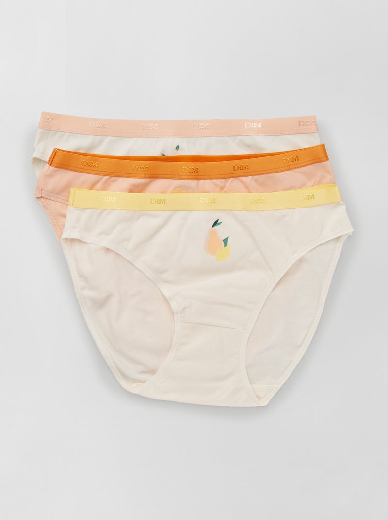 Set 3 slip 'Les Pockets' di DIM BEIGE - Kiabi