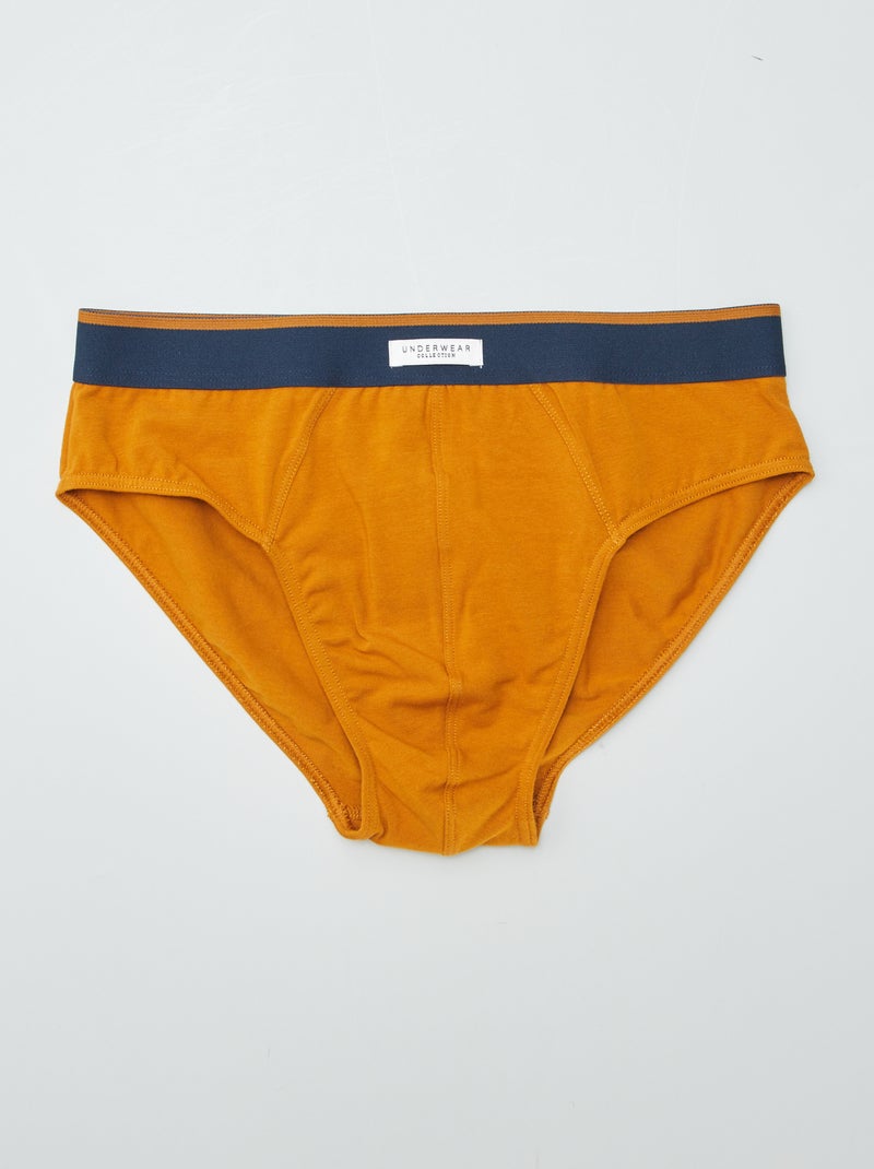 Set 3 slip stampati GIALLO - Kiabi