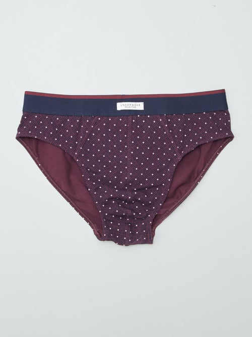 Set 3 slip stampati - Kiabi