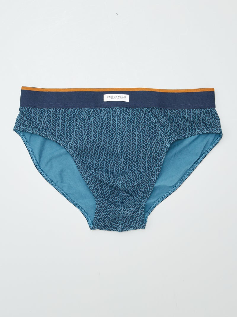 Set 3 slip stampati VERDE - Kiabi
