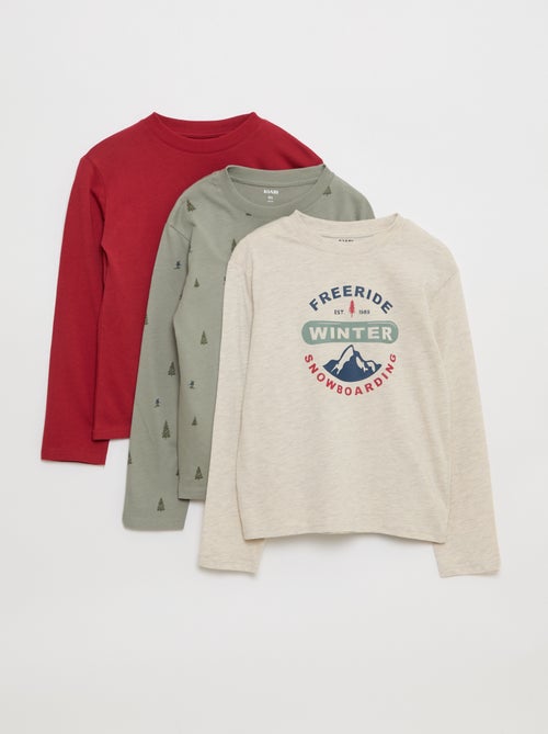 Set 3 T-shirt stampate - Kiabi