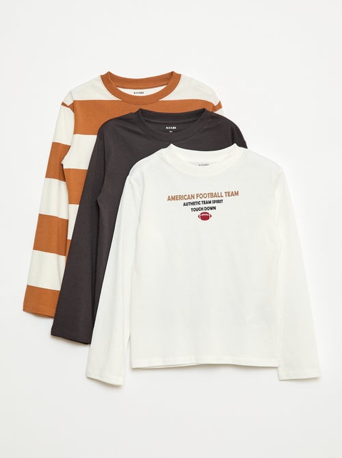 Set 3 T-shirt stampate - Kiabi