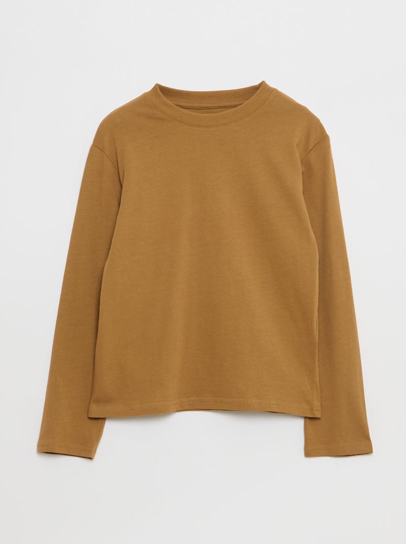 Set 3 T-shirt stampate Beige - Kiabi