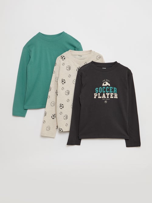 Set 3 T-shirt stampate - Kiabi