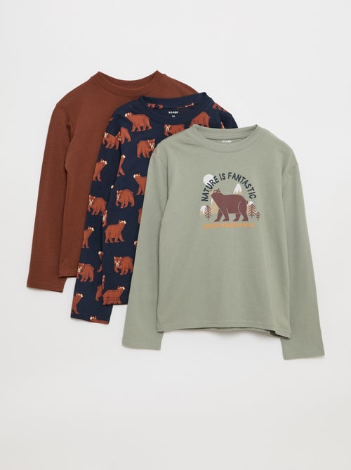 Set 3 T-shirt stampate - Kiabi