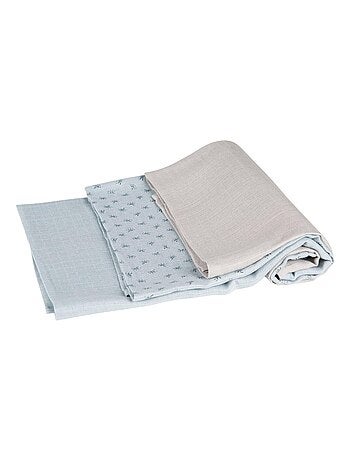Set 3 teli muslin in cotone bio – ROBA "Lil Planet