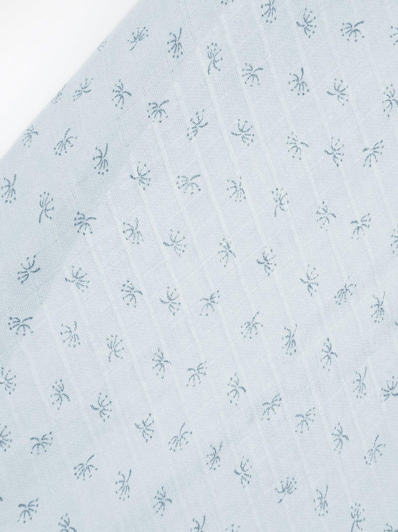 Set 3 teli muslin in cotone bio – ROBA "Lil Planet" Blu chiaro - Kiabi