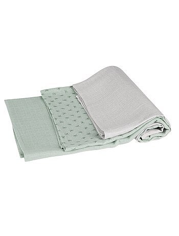 Set 3 teli muslin in cotone bio – ROBA "Lil Planet