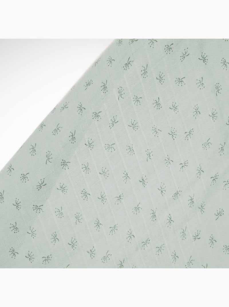 Set 3 teli muslin in cotone bio – ROBA "Lil Planet" Verde acqua - Kiabi