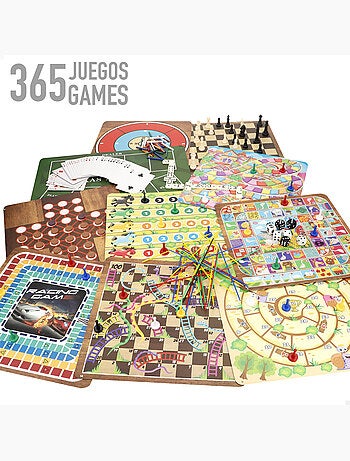 Set 365 giochi da tavolo con scatola di metallo cb games