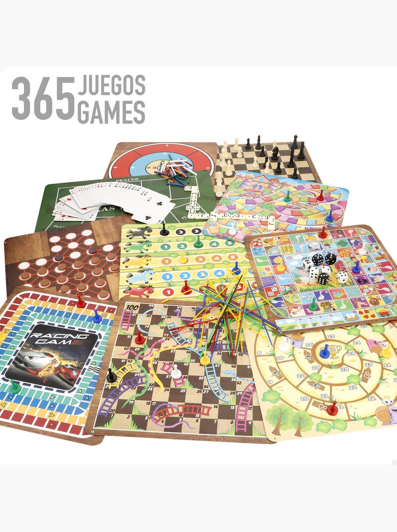 Set 365 giochi da tavolo con scatola di metallo cb games N/D - Kiabi