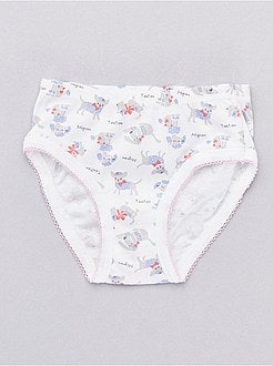 Set 4 mutandine 'cagnolini' 'Absorba' - Kiabi