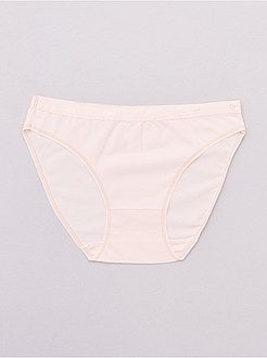 Set 5 mutandine cotone stretch Les Pockets 'DIM' - Kiabi