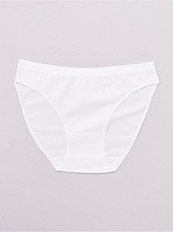 Set 5 mutandine cotone stretch Les Pockets 'DIM' - Kiabi