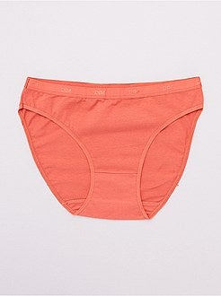 Set 5 mutandine cotone stretch Les Pockets 'DIM' - Kiabi