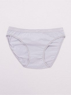 Set 5 mutandine cotone stretch Les Pockets 'DIM' - Kiabi