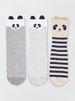 Set 5 paia calzini 'animale' - Kiabi