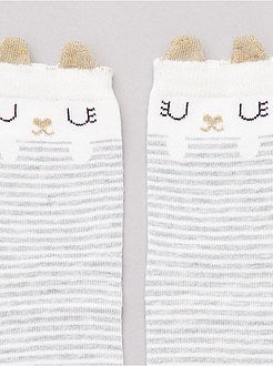 Bambina 3-12 anni - Set 5 paia calzini 'animale' - Kiabi