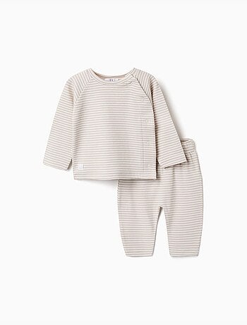 Set a righe con maglia a manica lunga e pantaloni
